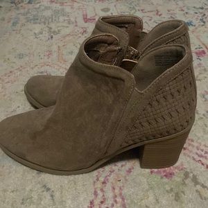Brown Madden Girl Booties, Size 7.5, Worn Once